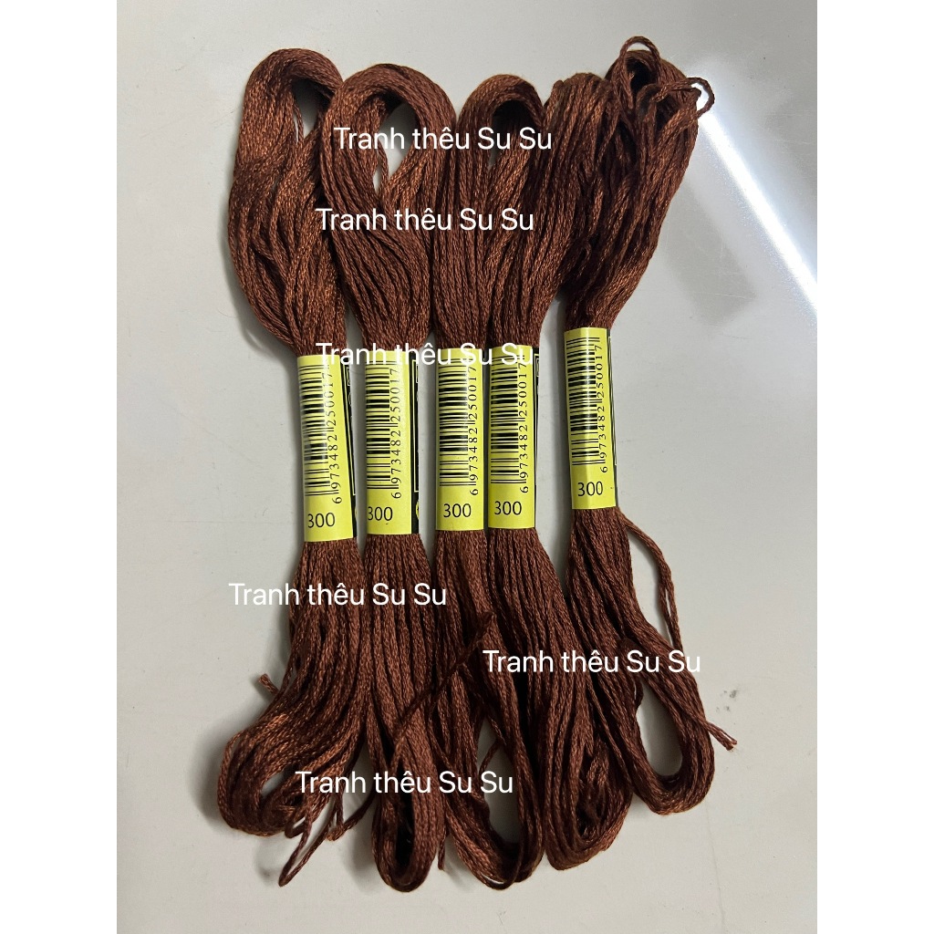 [HCM] 1 tép chỉ thêu cotton theo mã theo hệ DMC, mã từ 300 đến 372