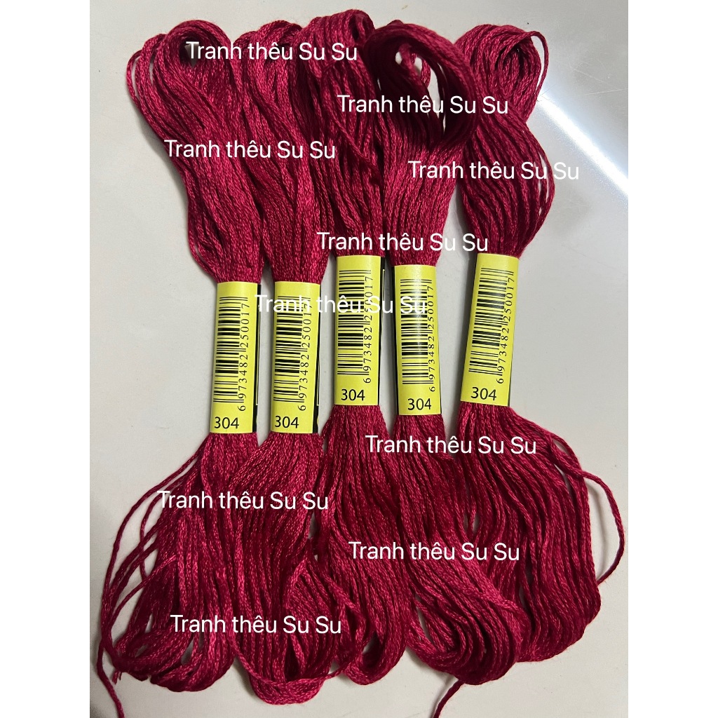 [HCM] 1 tép chỉ thêu cotton theo mã theo hệ DMC, mã từ 300 đến 372