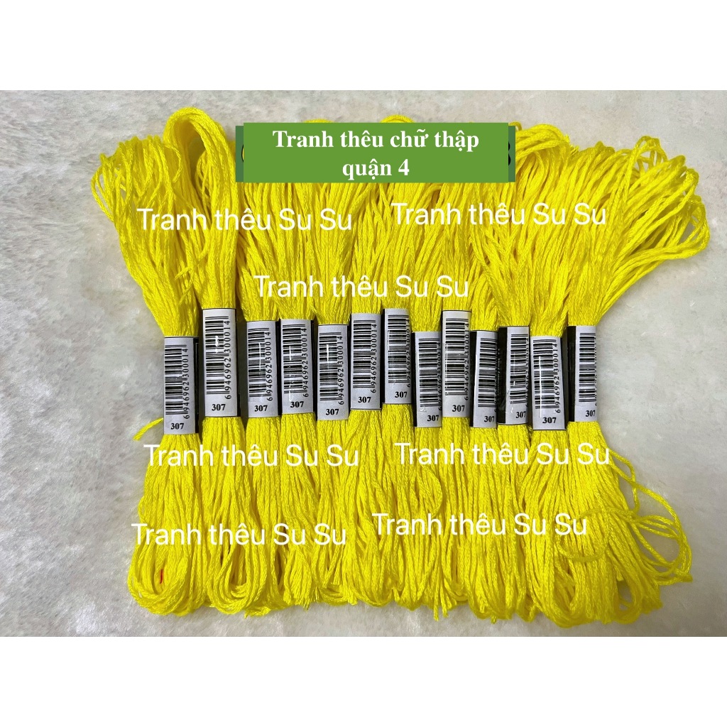 [HCM] 1 tép chỉ thêu cotton theo mã theo hệ DMC, mã từ 300 đến 372