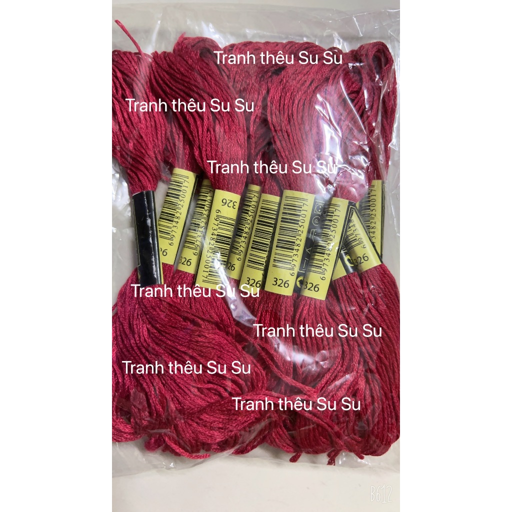 [HCM] 1 tép chỉ thêu cotton theo mã theo hệ DMC, mã từ 300 đến 372