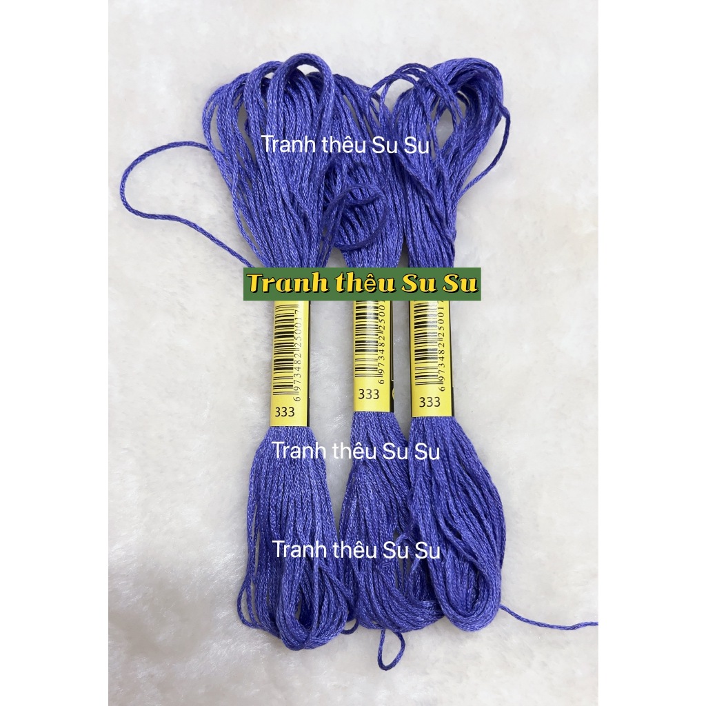 [HCM] 1 tép chỉ thêu cotton theo mã theo hệ DMC, mã từ 300 đến 372