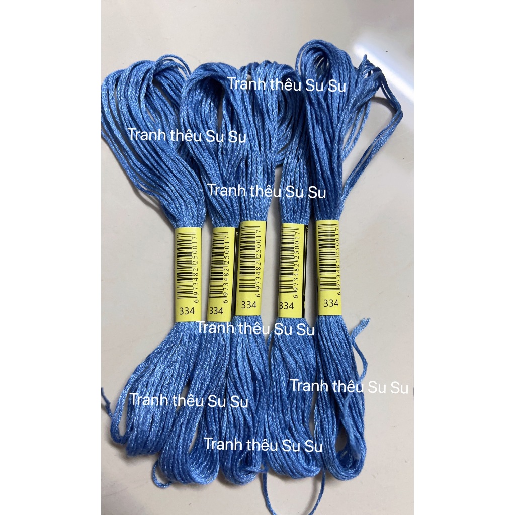 [HCM] 1 tép chỉ thêu cotton theo mã theo hệ DMC, mã từ 300 đến 372