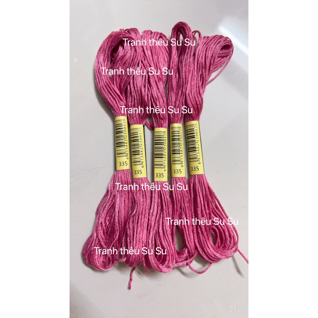 [HCM] 1 tép chỉ thêu cotton theo mã theo hệ DMC, mã từ 300 đến 372