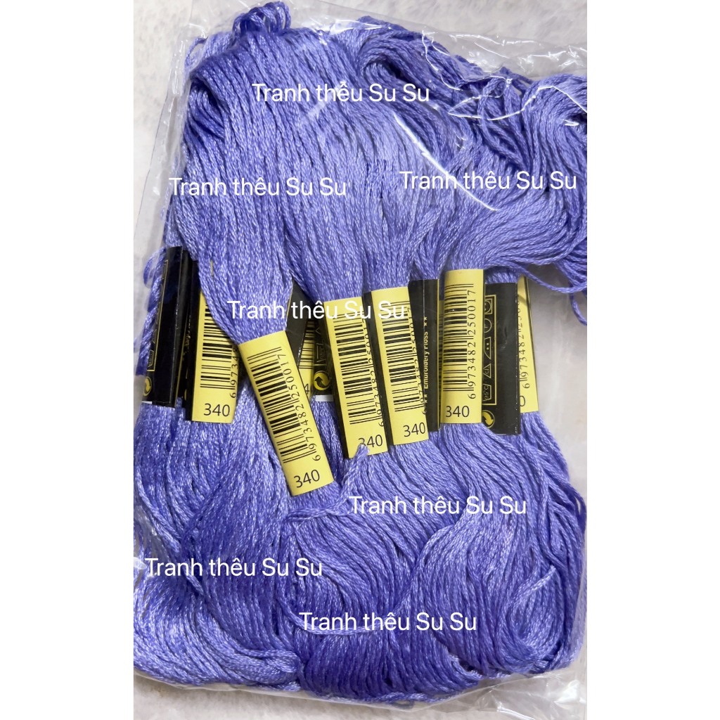 [HCM] 1 tép chỉ thêu cotton theo mã theo hệ DMC, mã từ 300 đến 372