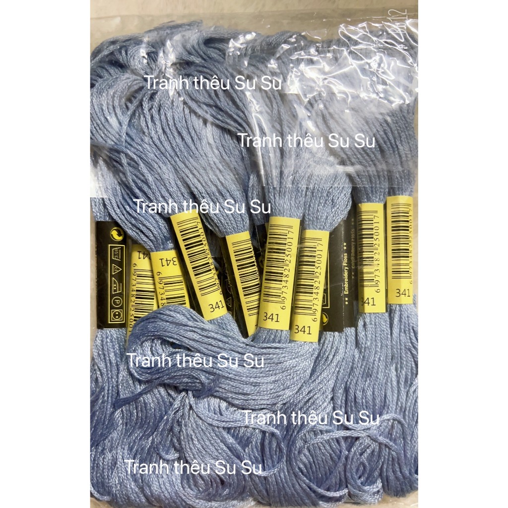 [HCM] 1 tép chỉ thêu cotton theo mã theo hệ DMC, mã từ 300 đến 372