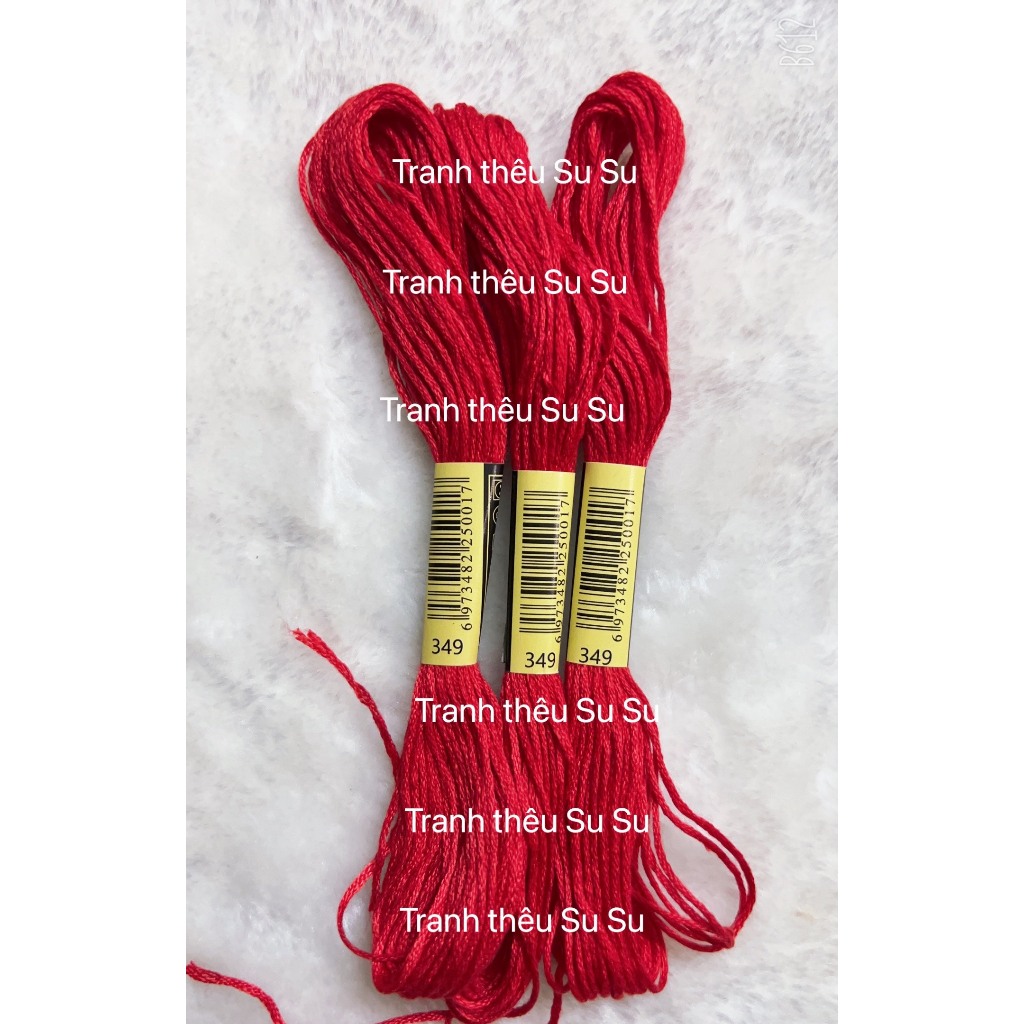 [HCM] 1 tép chỉ thêu cotton theo mã theo hệ DMC, mã từ 300 đến 372