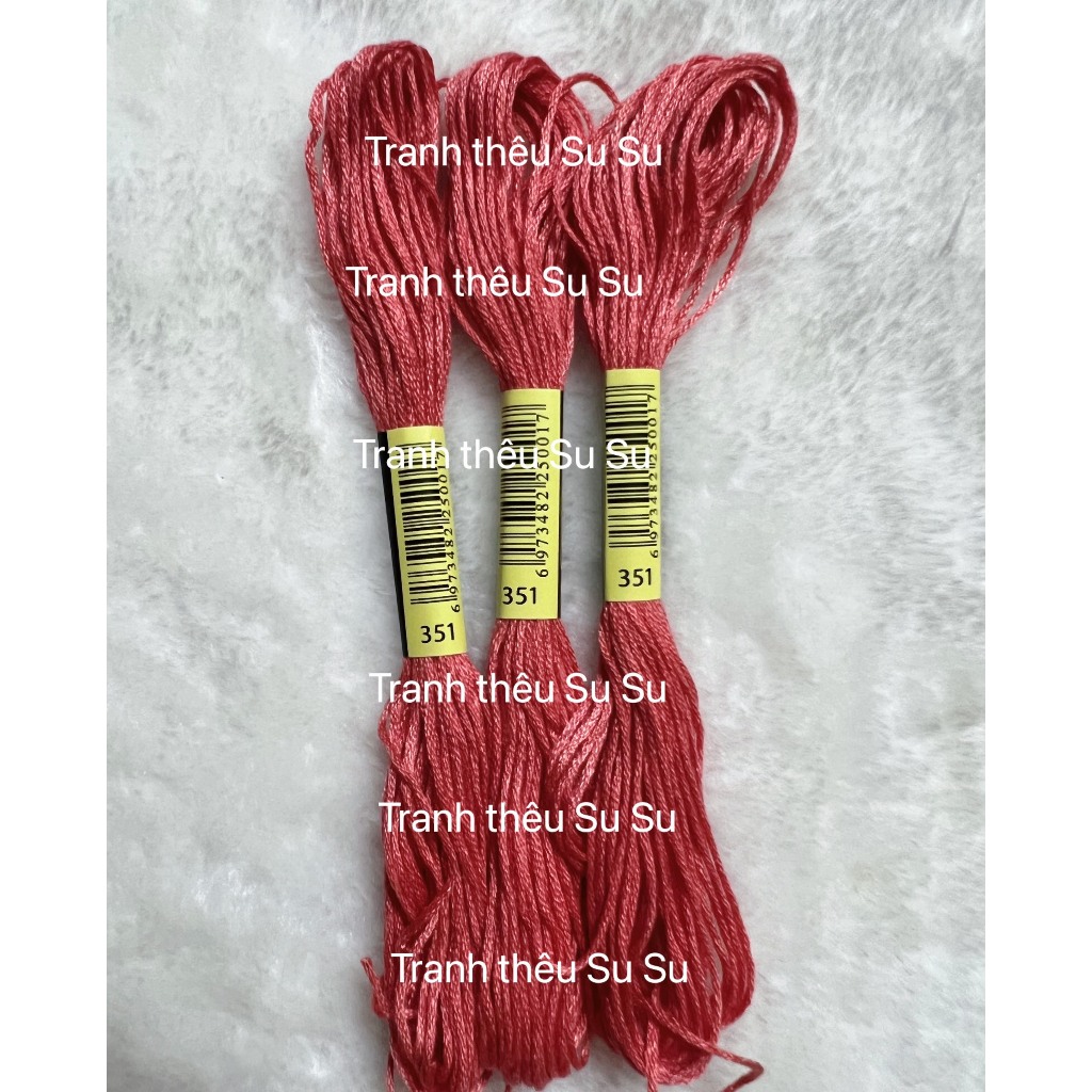 [HCM] 1 tép chỉ thêu cotton theo mã theo hệ DMC, mã từ 300 đến 372