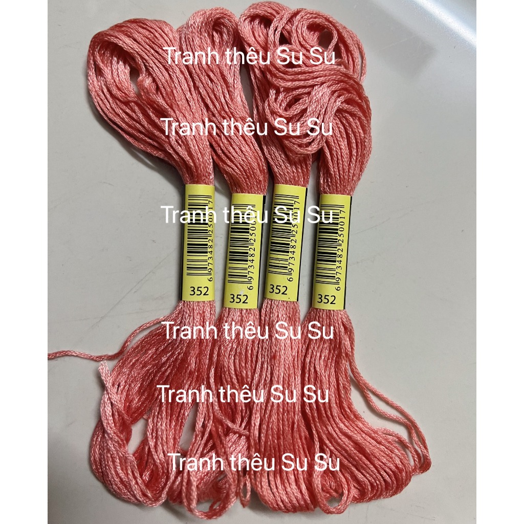 [HCM] 1 tép chỉ thêu cotton theo mã theo hệ DMC, mã từ 300 đến 372