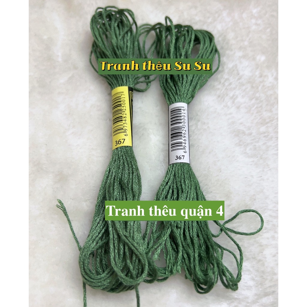 [HCM] 1 tép chỉ thêu cotton theo mã theo hệ DMC, mã từ 300 đến 372