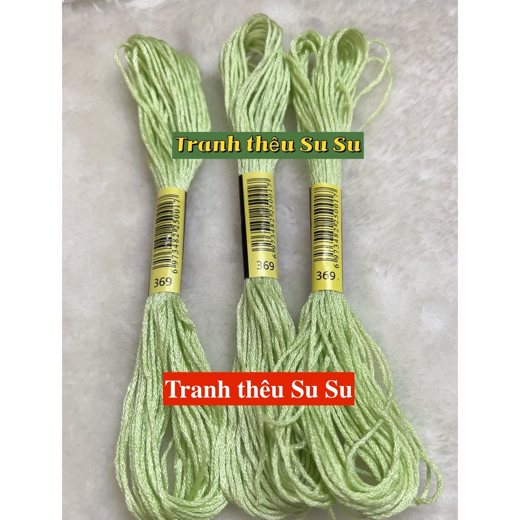 [HCM] 1 tép chỉ thêu cotton theo mã theo hệ DMC, mã từ 300 đến 372