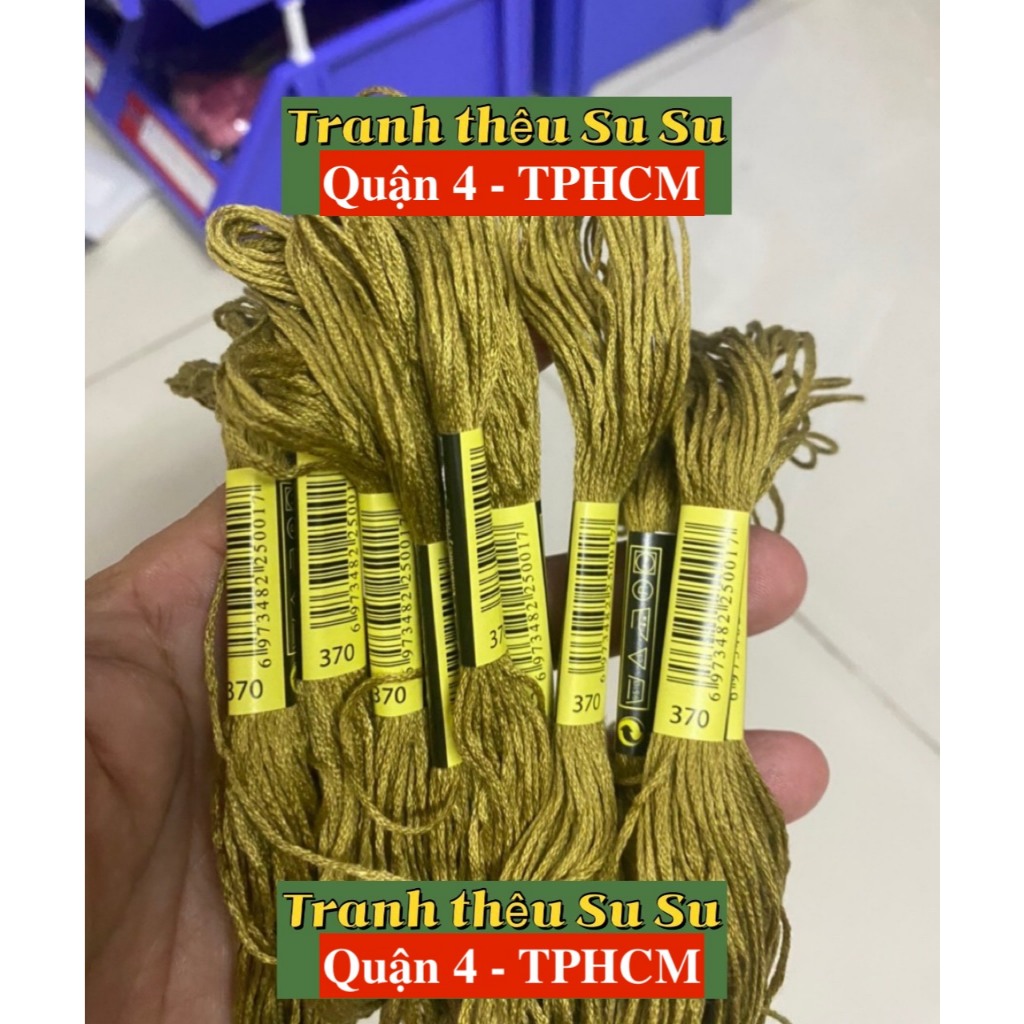 [HCM] 1 tép chỉ thêu cotton theo mã theo hệ DMC, mã từ 300 đến 372