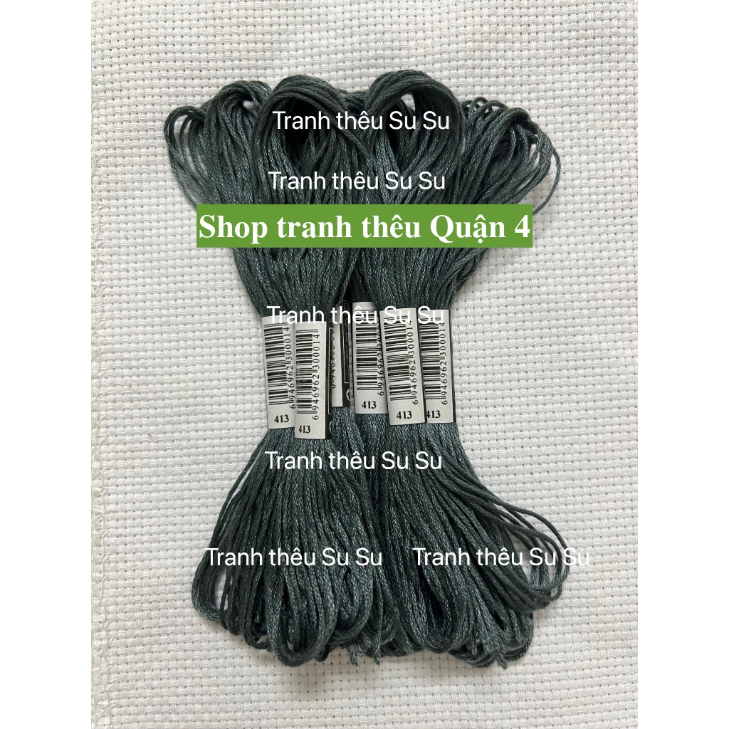 [HCM] 1 tép chỉ thêu cotton theo mã theo hệ DMC, mã từ 400 đến 498