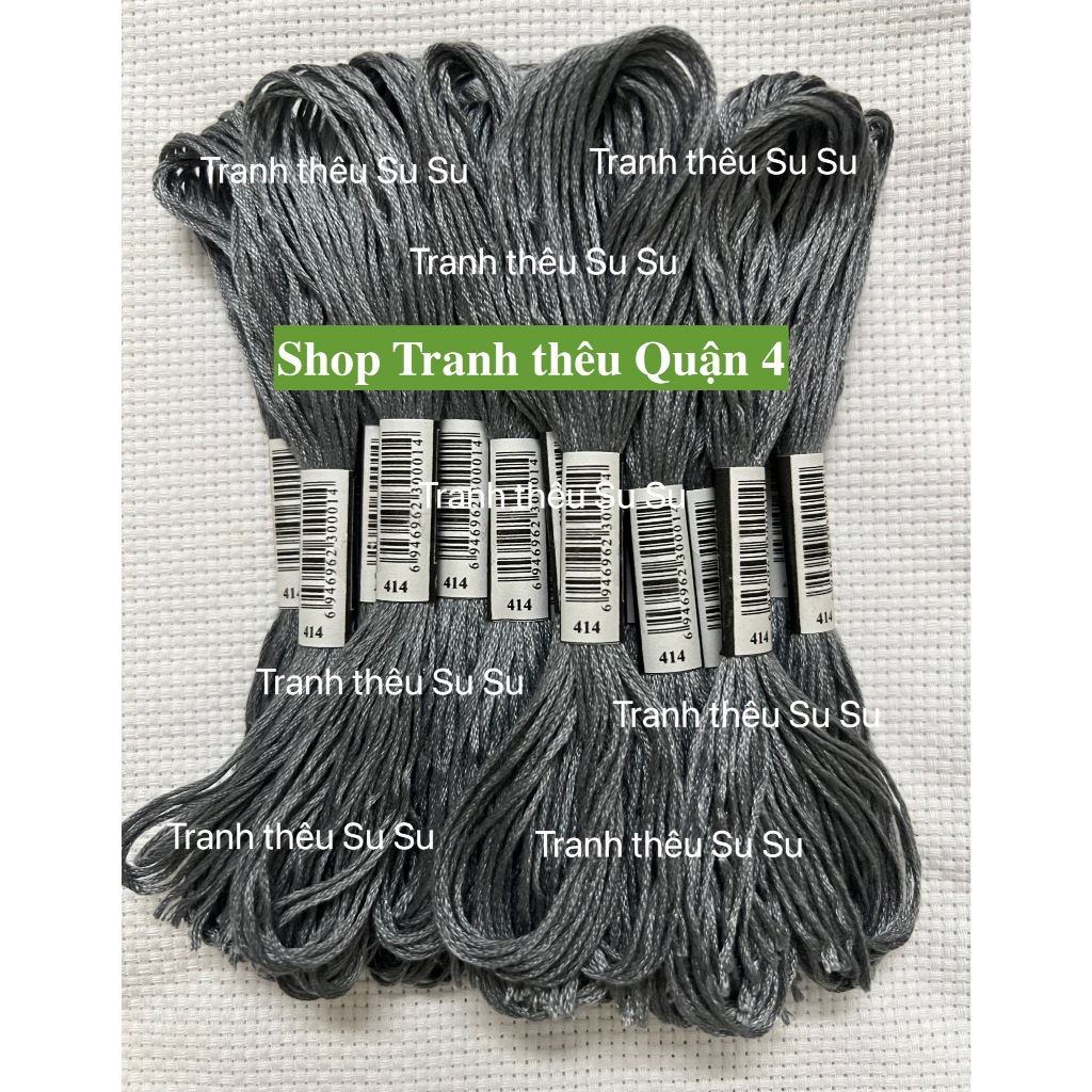 [HCM] 1 tép chỉ thêu cotton theo mã theo hệ DMC, mã từ 400 đến 498