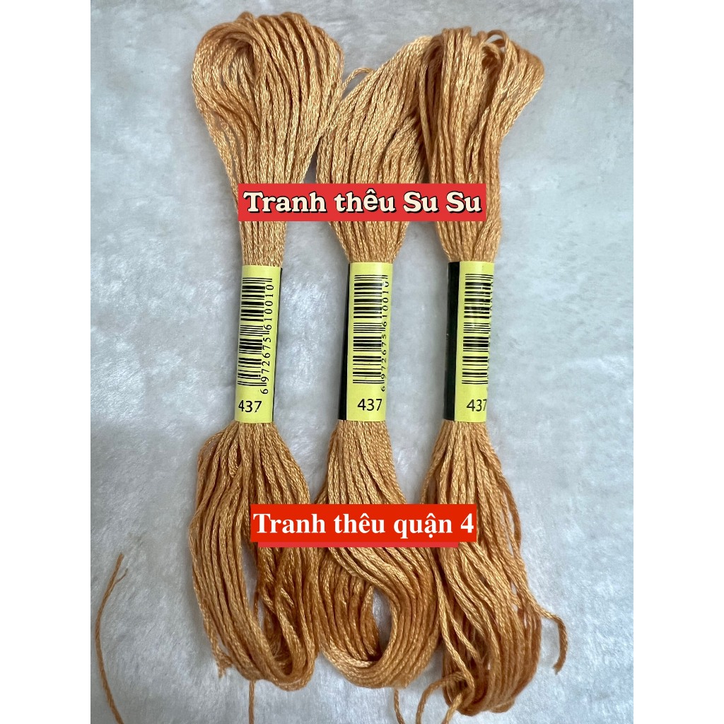 [HCM] 1 tép chỉ thêu cotton theo mã theo hệ DMC, mã từ 400 đến 498