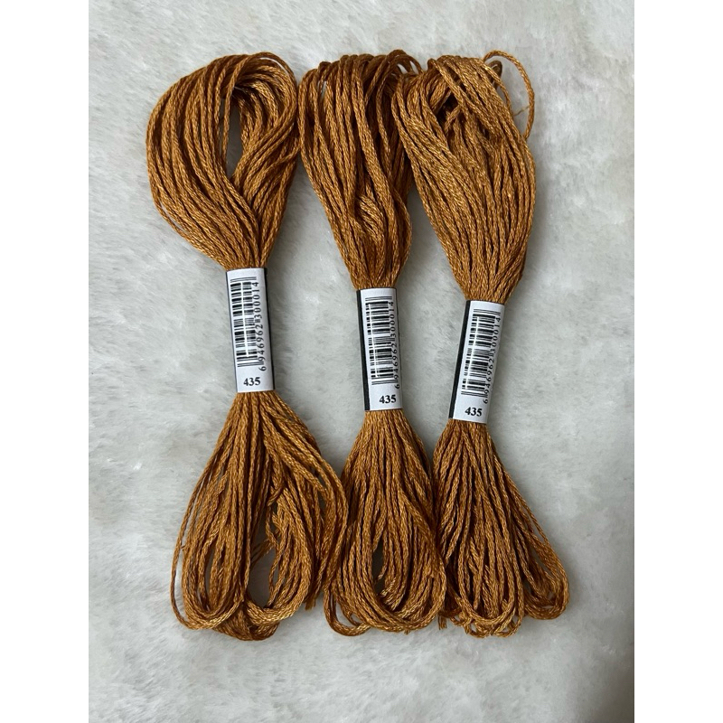 [HCM] 1 tép chỉ thêu cotton theo mã theo hệ DMC, mã từ 400 đến 498