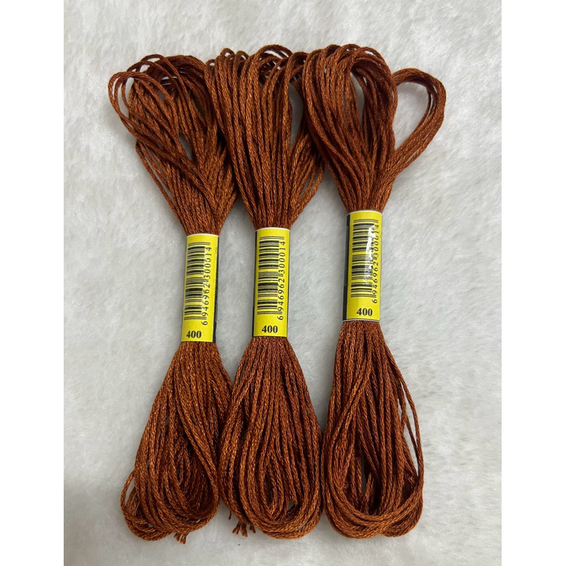 [HCM] 1 tép chỉ thêu cotton theo mã theo hệ DMC, mã từ 400 đến 498