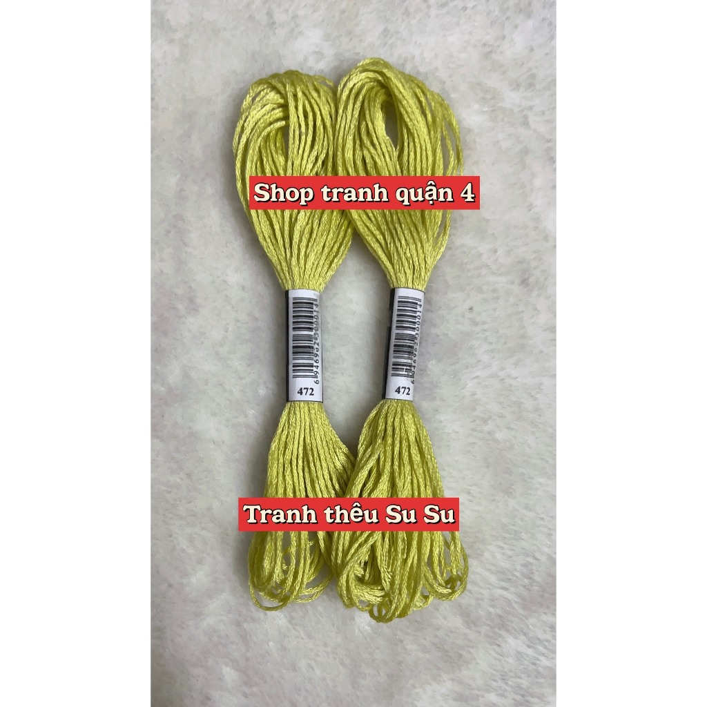 [HCM] 1 tép chỉ thêu cotton theo mã theo hệ DMC, mã từ 400 đến 498