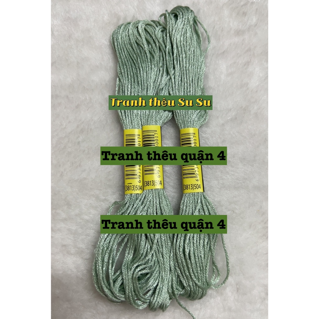 [HCM] 1 tép chỉ thêu cotton theo mã theo hệ DMC, mã từ 3801 đến 3840