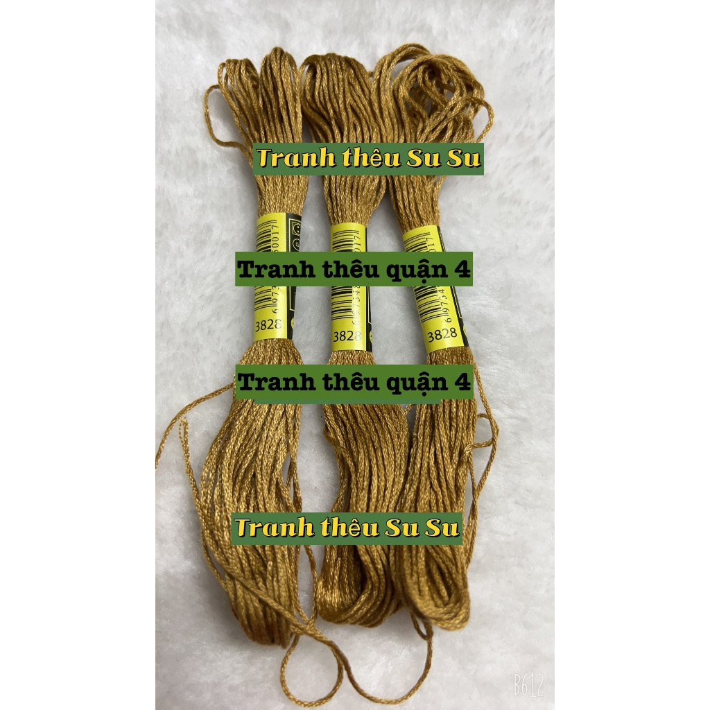 [HCM] 1 tép chỉ thêu cotton theo mã theo hệ DMC, mã từ 3801 đến 3840