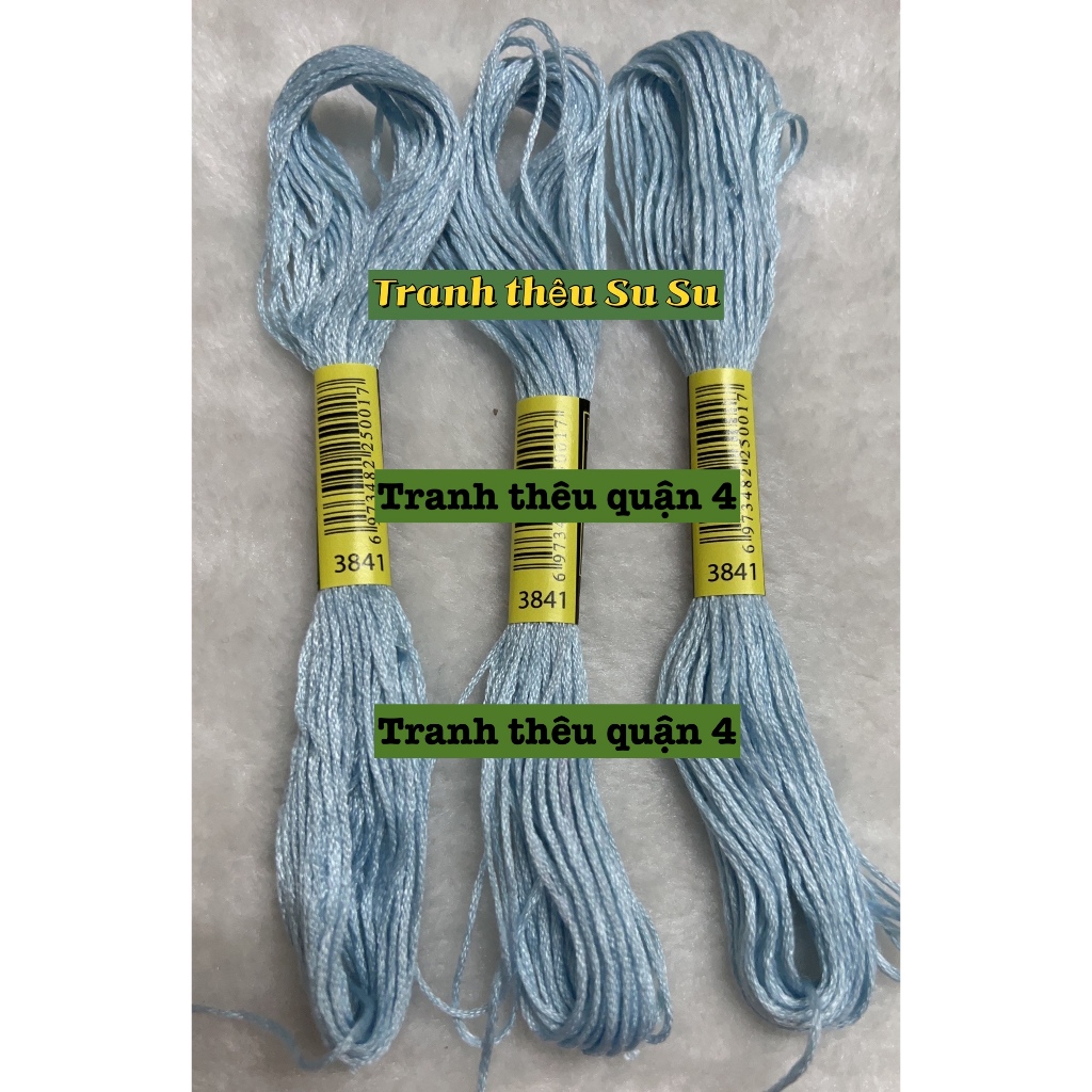 [HCM] 1 tép chỉ thêu cotton theo mã theo hệ DMC, mã từ 3841 đến 3866