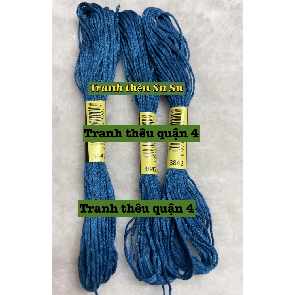 [HCM] 1 tép chỉ thêu cotton theo mã theo hệ DMC, mã từ 3841 đến 3866