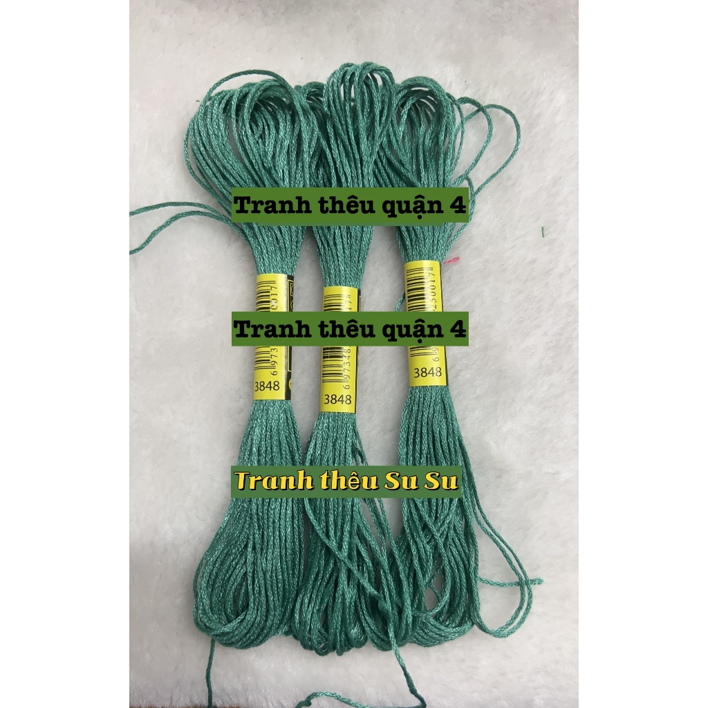 [HCM] 1 tép chỉ thêu cotton theo mã theo hệ DMC, mã từ 3841 đến 3866