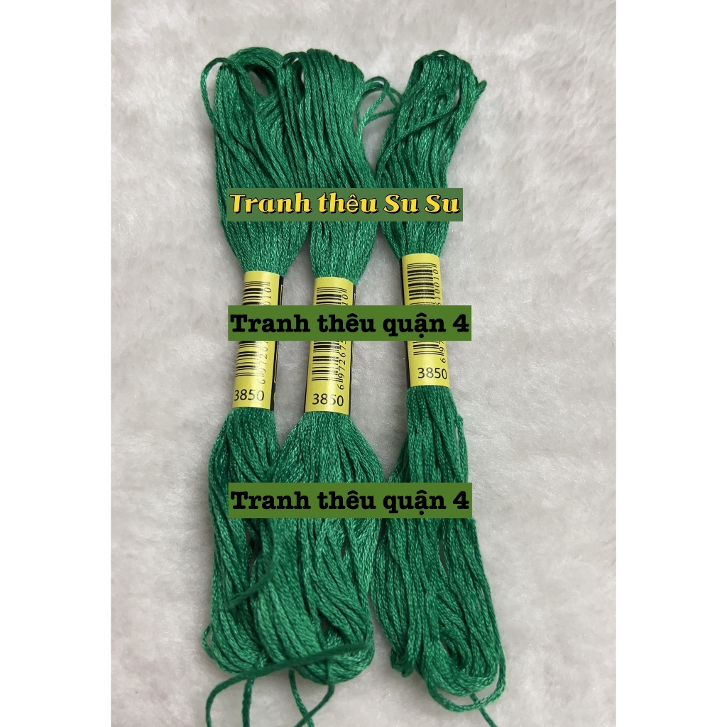 [HCM] 1 tép chỉ thêu cotton theo mã theo hệ DMC, mã từ 3841 đến 3866