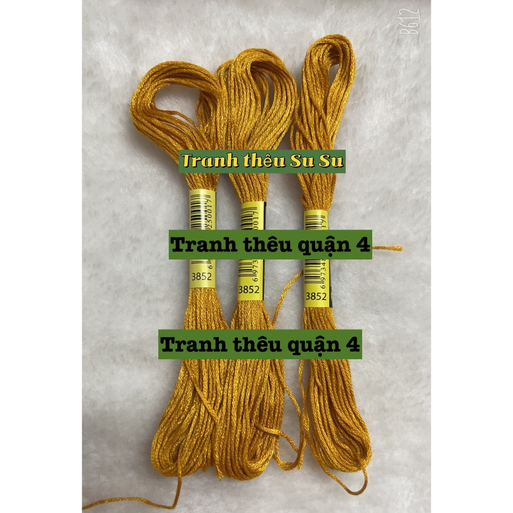 [HCM] 1 tép chỉ thêu cotton theo mã theo hệ DMC, mã từ 3841 đến 3866