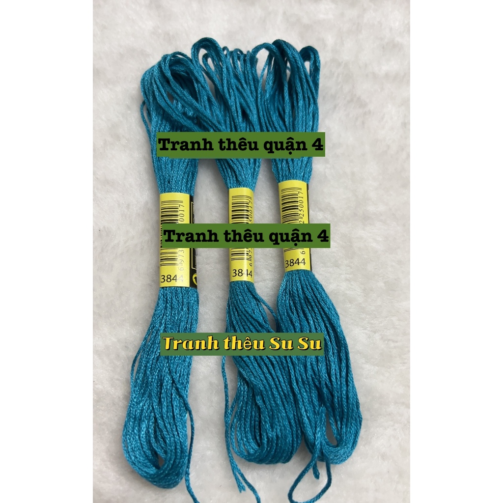 [HCM] 1 tép chỉ thêu cotton theo mã theo hệ DMC, mã từ 3841 đến 3866