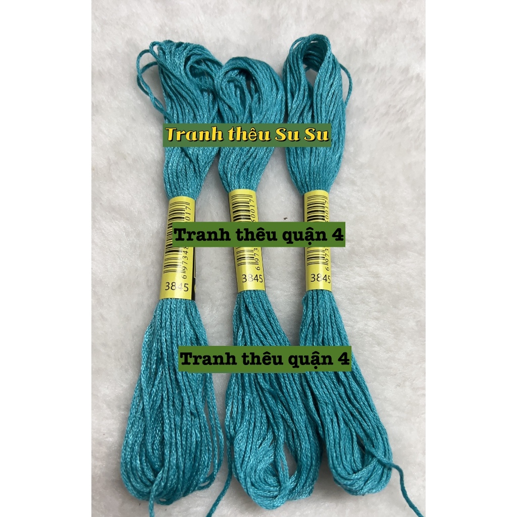 [HCM] 1 tép chỉ thêu cotton theo mã theo hệ DMC, mã từ 3841 đến 3866