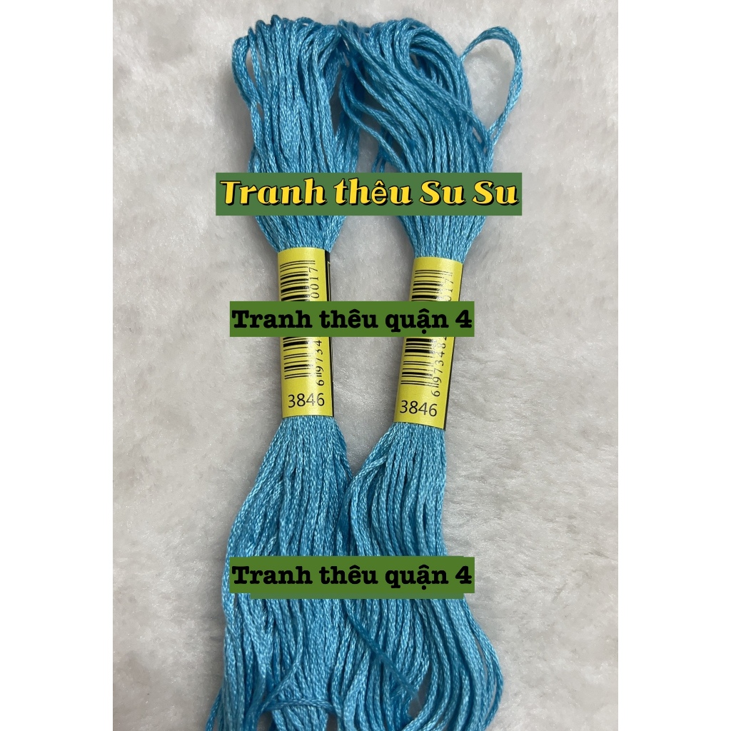 [HCM] 1 tép chỉ thêu cotton theo mã theo hệ DMC, mã từ 3841 đến 3866