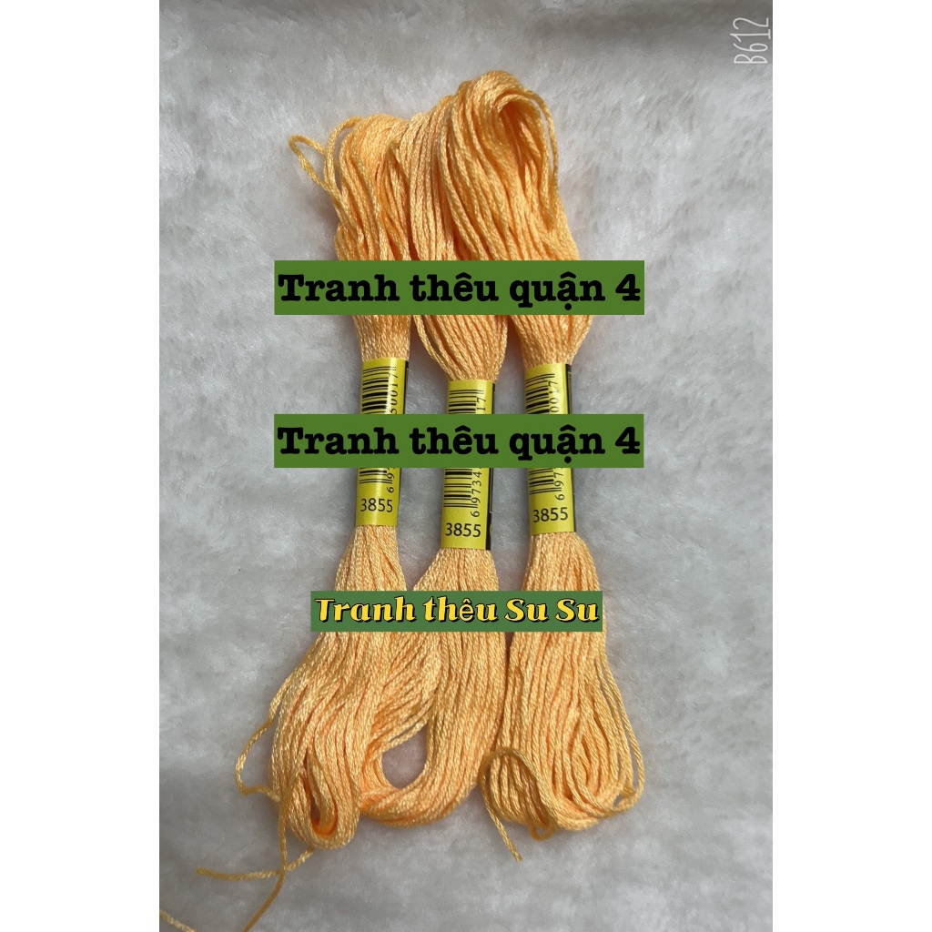 [HCM] 1 tép chỉ thêu cotton theo mã theo hệ DMC, mã từ 3841 đến 3866