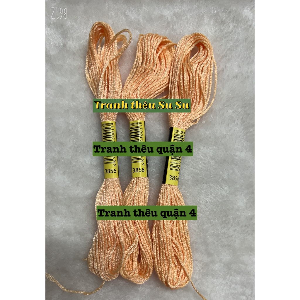 [HCM] 1 tép chỉ thêu cotton theo mã theo hệ DMC, mã từ 3841 đến 3866