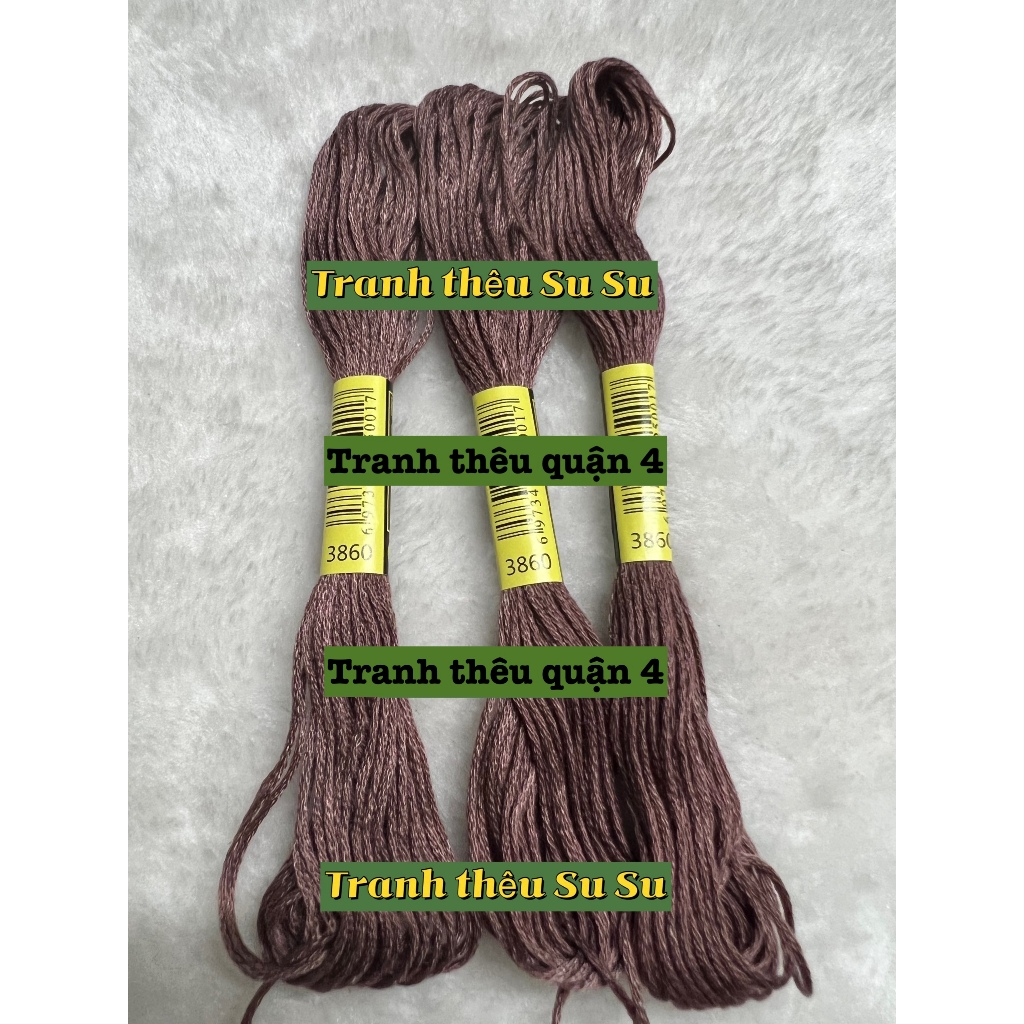 [HCM] 1 tép chỉ thêu cotton theo mã theo hệ DMC, mã từ 3841 đến 3866