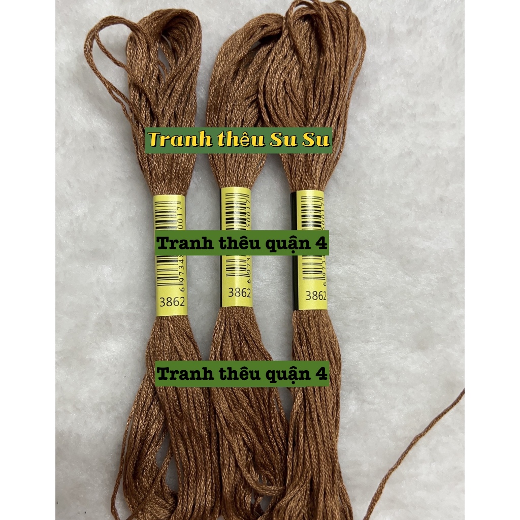 [HCM] 1 tép chỉ thêu cotton theo mã theo hệ DMC, mã từ 3841 đến 3866