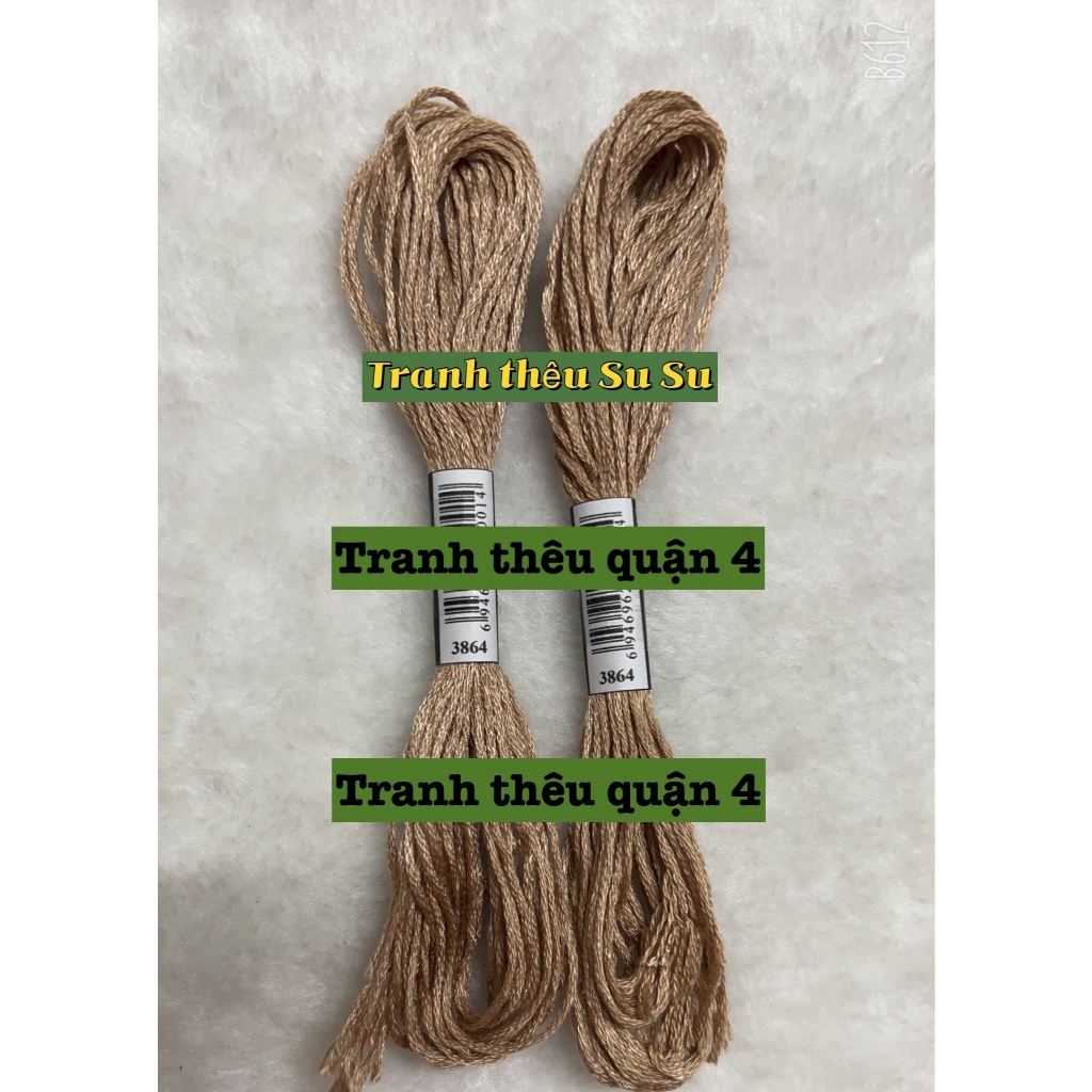 [HCM] 1 tép chỉ thêu cotton theo mã theo hệ DMC, mã từ 3841 đến 3866