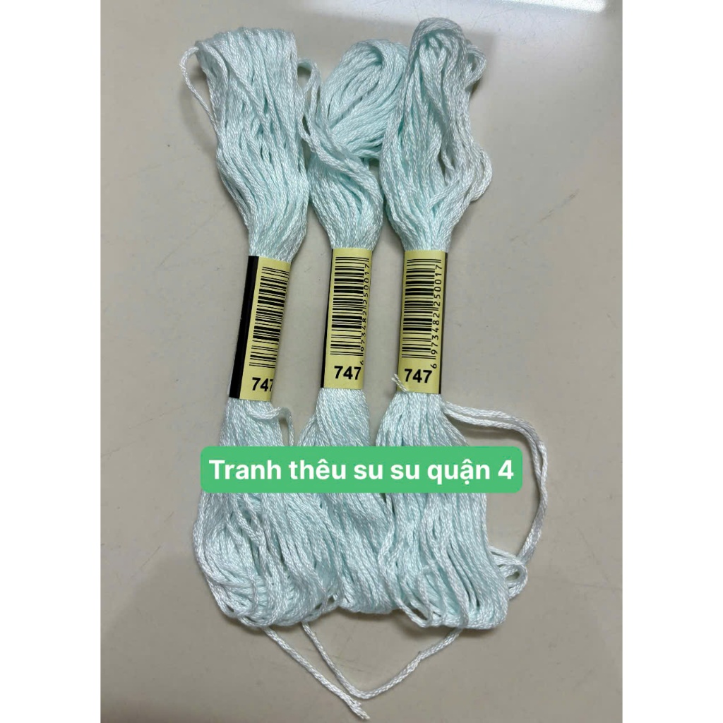 [HCM] 1 tép chỉ thêu cotton theo mã theo hệ DMC, mã từ 700 đến 799