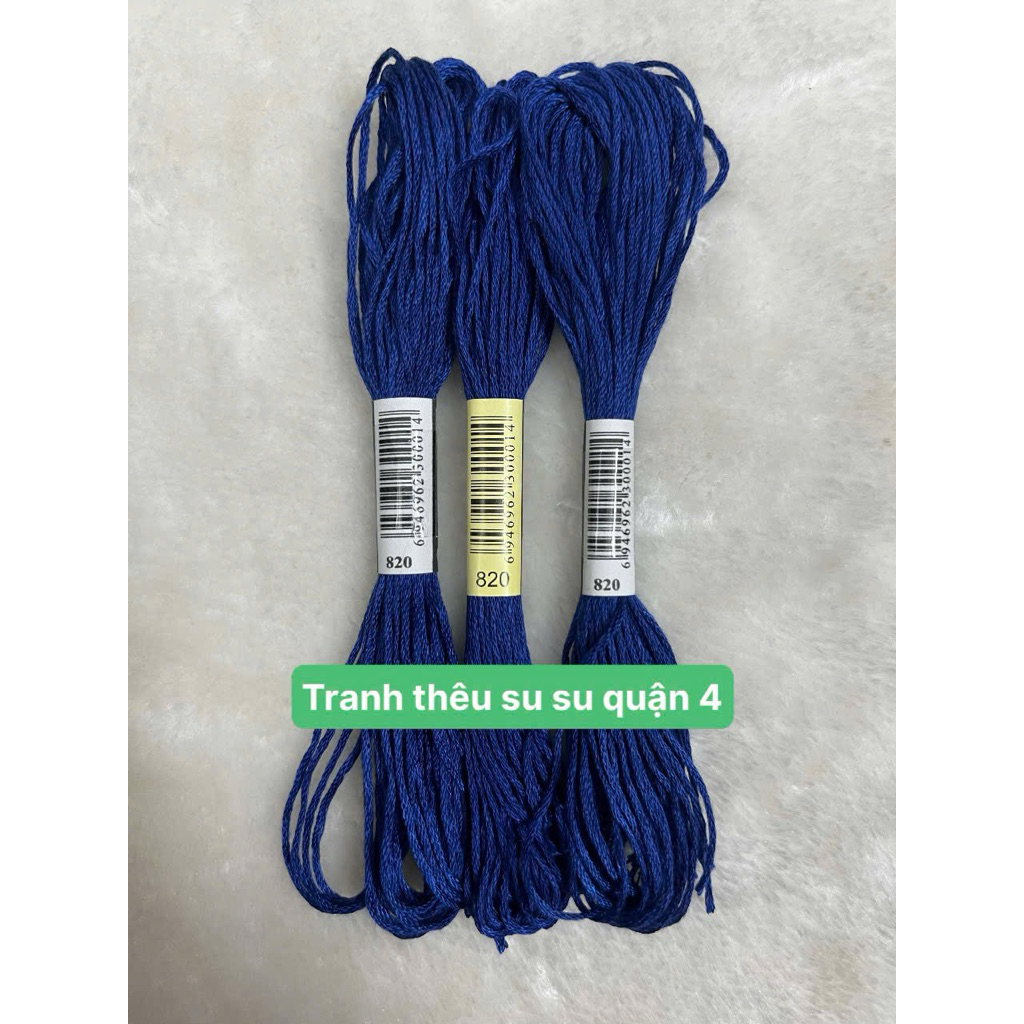 [HCM] 1 tép chỉ thêu cotton theo mã theo hệ DMC, mã từ 800 đến 899