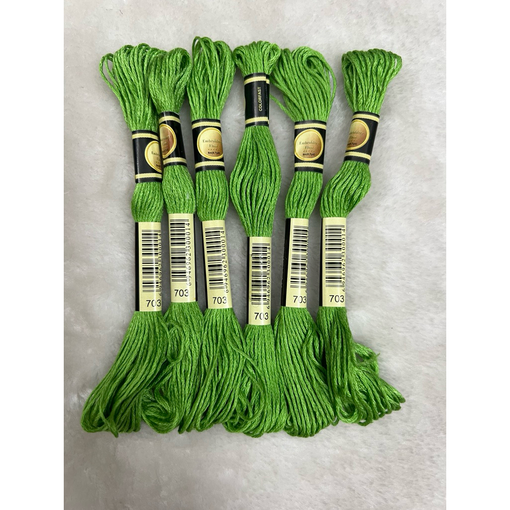 [HCM] 1 tép chỉ thêu cotton theo mã theo hệ DMC, mã từ 700 đến 799