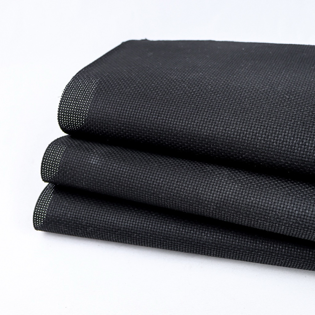 Vải aida đen thêu chữ thập loại 11ct (thêu 3 sợi) và loại 14ct (thêu 2 sợi)