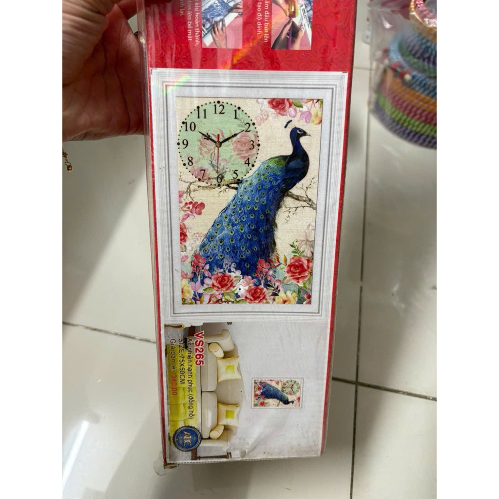 Tranh đá chưa đính, khách mua về tự đính ạ