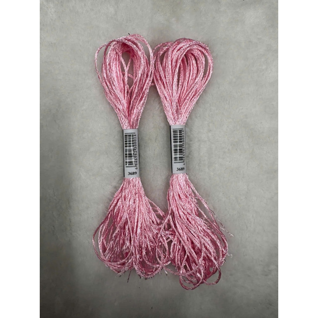 Chỉ lụa thêu tranh chữ thập, chỉ lẻ theo tép chọn màu theo hệ màu DMC (giá 1 tép)