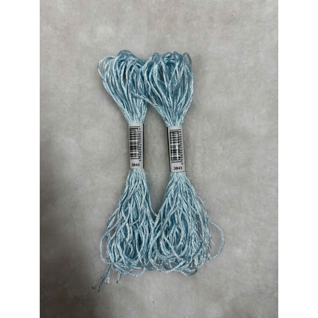 Chỉ lụa thêu tranh chữ thập, chỉ lẻ theo tép chọn màu theo hệ màu DMC (giá 1 tép)