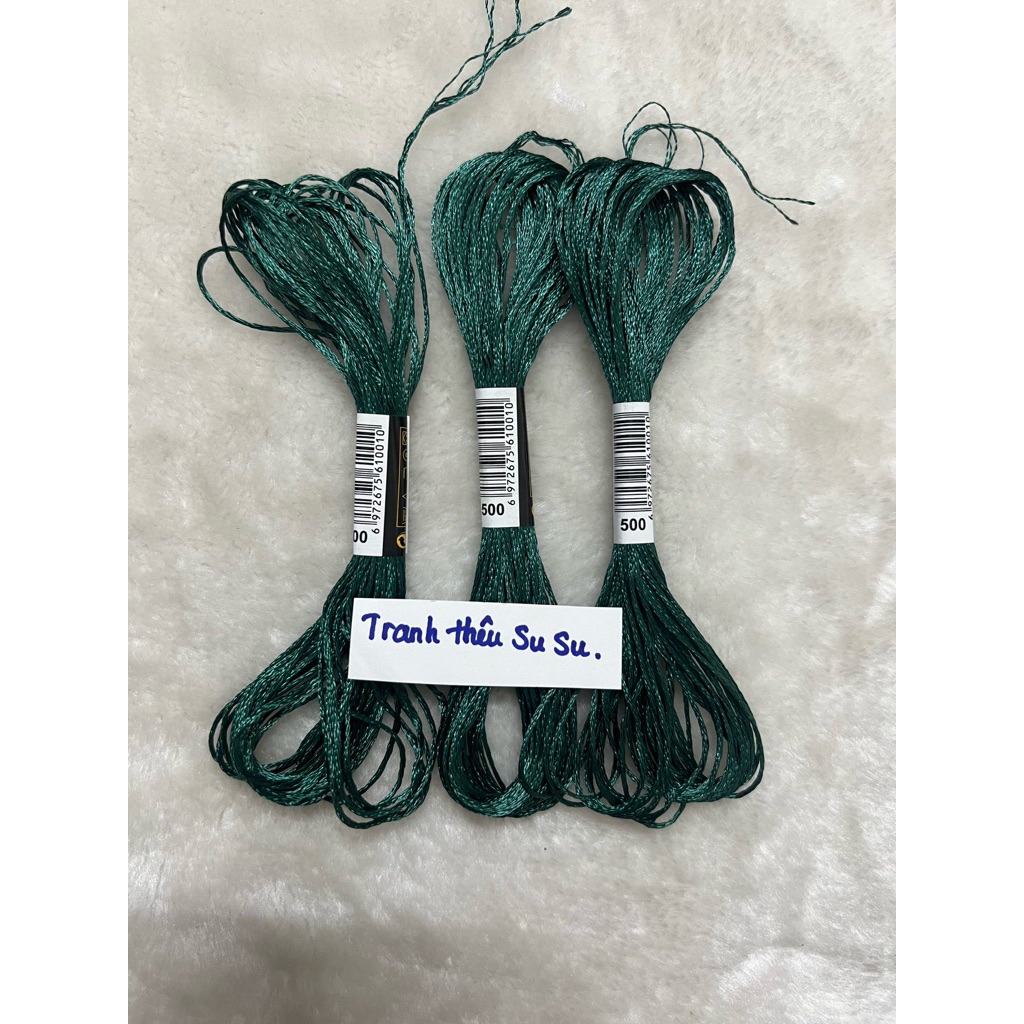 Chỉ lụa chọn màu theo hệ thống màu DMC (giá 1 tép) từ 150 - 899