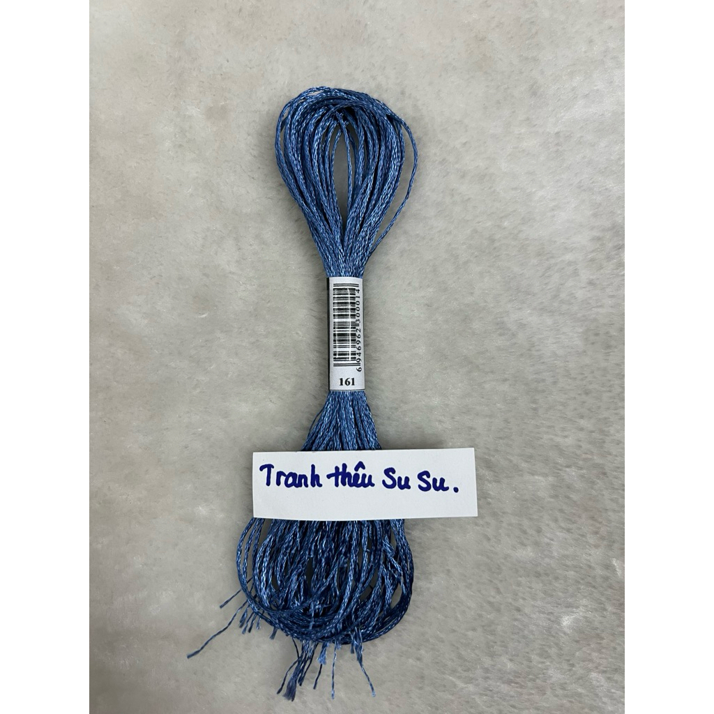 Chỉ lụa thêu tranh chữ thập, chỉ lẻ theo tép chọn màu theo hệ màu DMC (giá 1 tép)