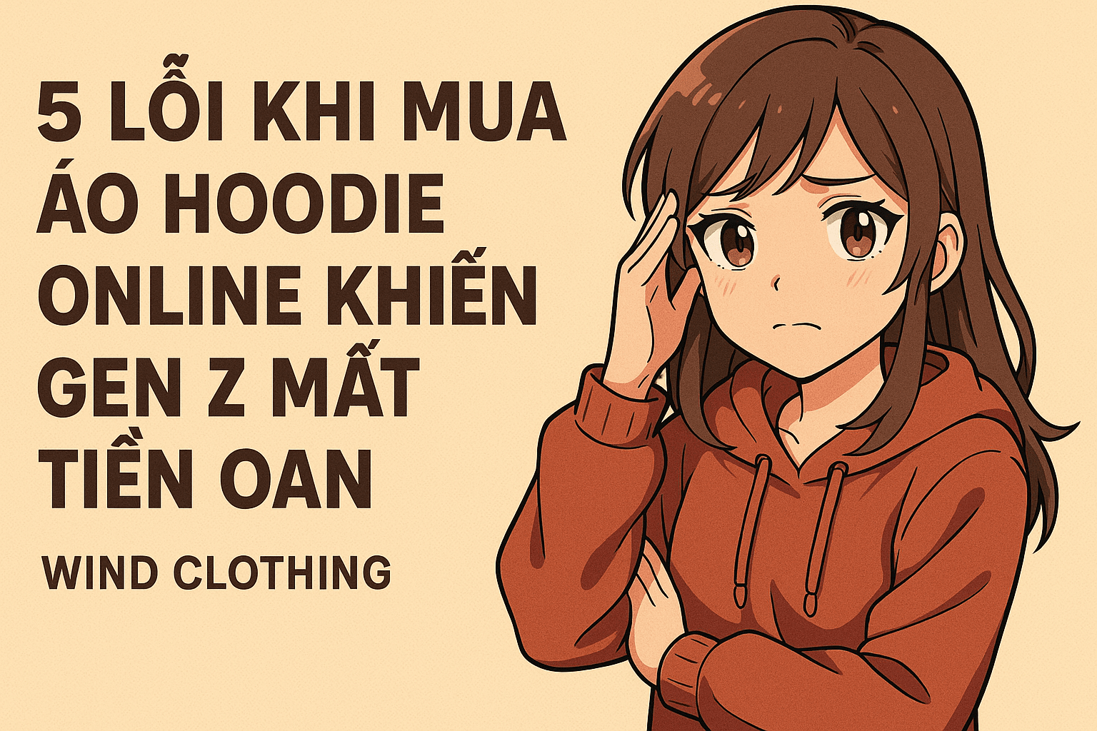 5 lỗi thường gặp khi mua áo hoodie online và cách tránh mất tiền oan