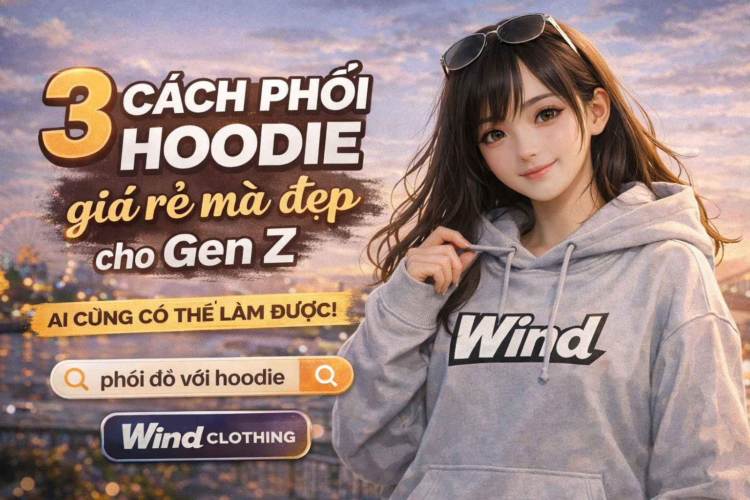 Stylist dành cho người ít kinh phí “tiết lộ” 3 cách phối hoodie vừa rẻ vừa xịn mà ai cũng làm được