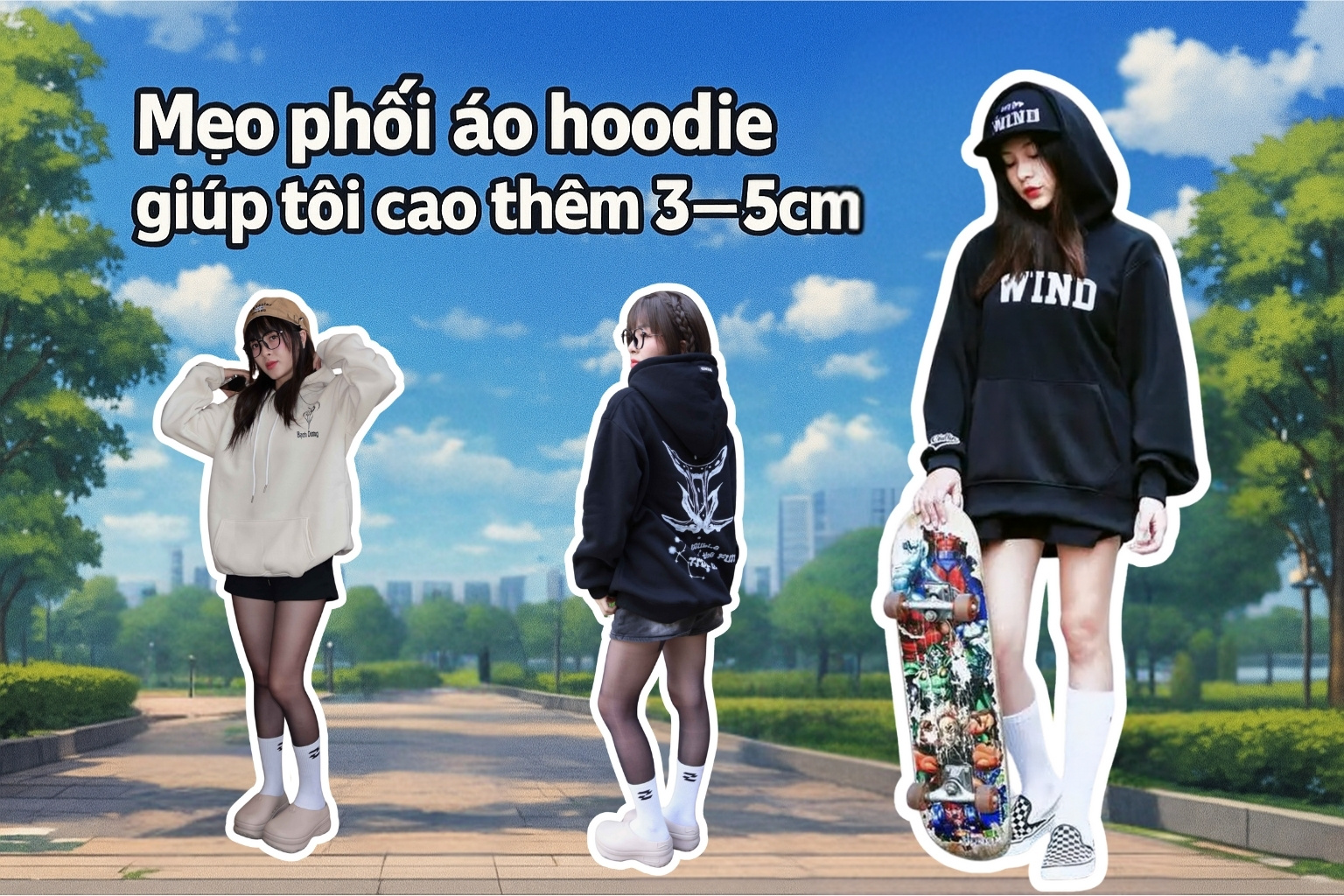 Tôi Nhìn Cao Hơn 3–5cm Nhờ 4 Mẹo Phối Hoodie Từ Stylist Học Đường Được GenZ Săn Đón