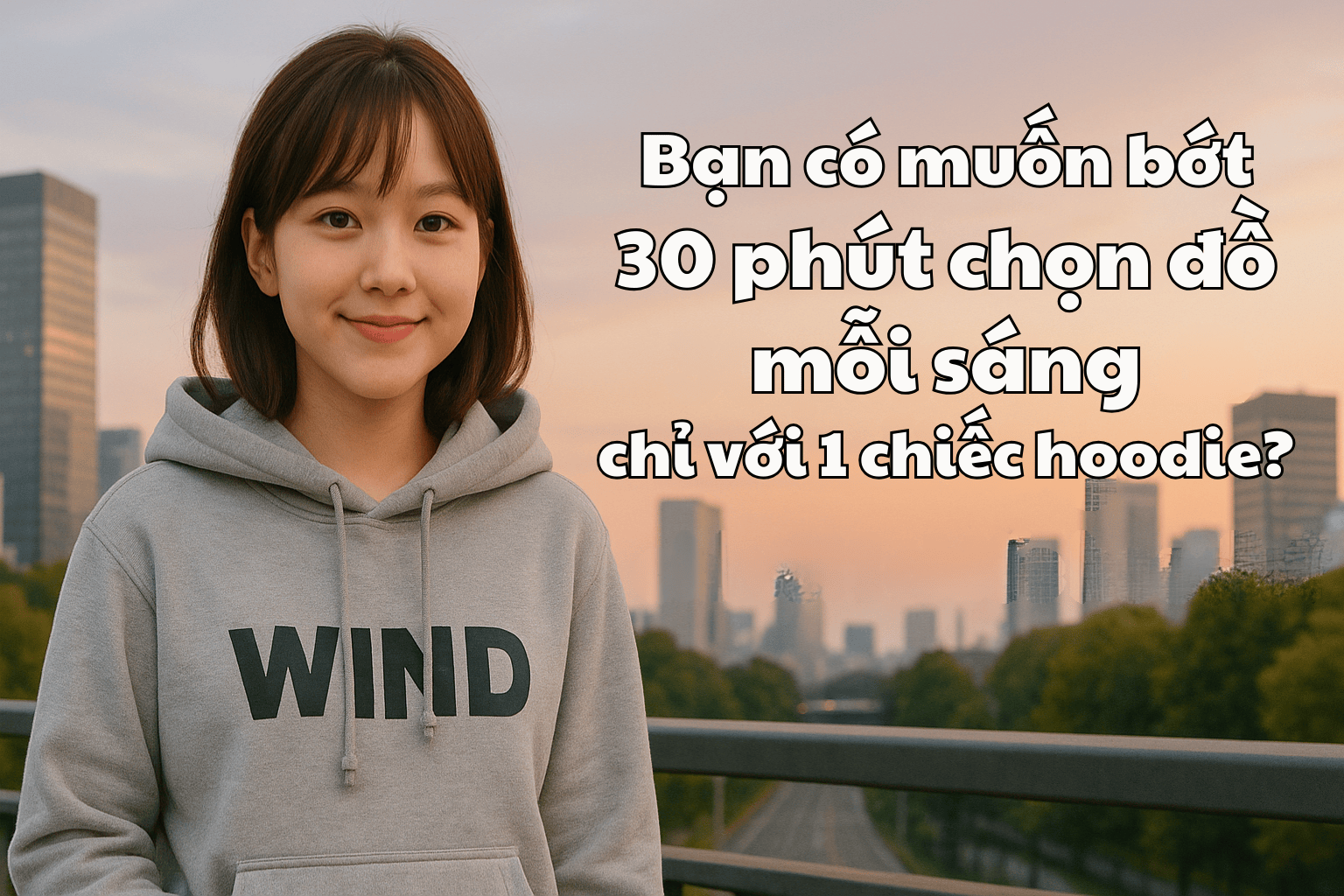 Bớt 30 phút chọn đồ mỗi sáng chỉ với 1 chiếc hoodie – Giải pháp phối đồ ‘auto đẹp’ cho Gen Z bận rộn