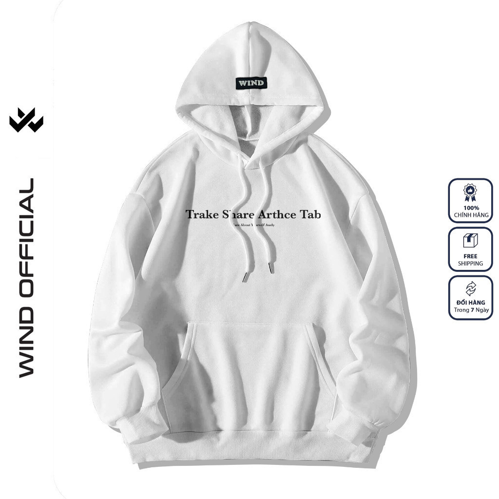 Áo hoodie unisex form rộng WIND Clothing TAP hoodie nút bấm thời trang nam nữ nỉ bông oversize Menswear Dài Tay Tay Dài